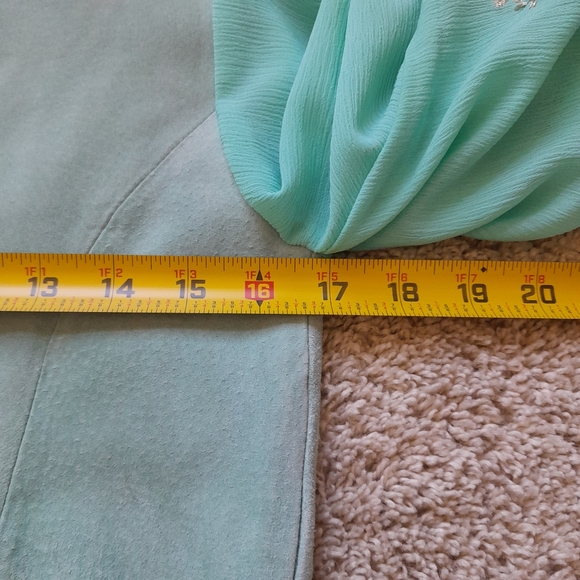 Wilsons Leather Turquoise Embroidered Blouse - Picture 10 of 12